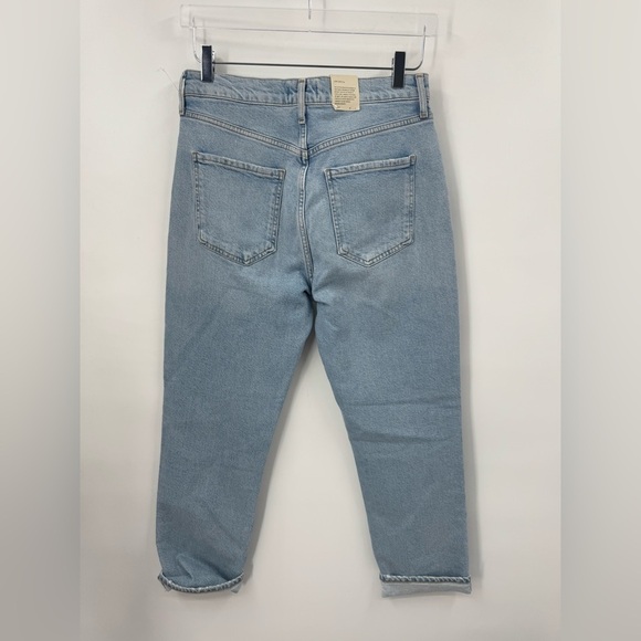 Agolde Riley Long Straight Jeans in Cove Size 28 B2768 - Picture 6 of 9